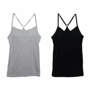 [라일리여성언더웨어] Rly Y자 끈 롱 나시 여성민소매티 이너나시