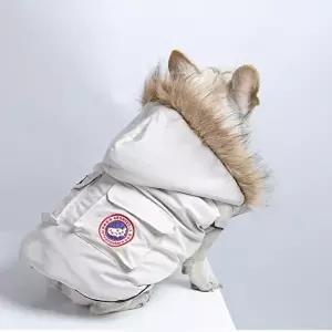 [셀러허브 생활리빙]강아지 고양이 애견 옷 후드털패딩 베스트 조끼외출복 (9028899A)