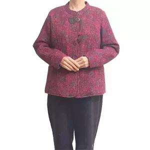 [셀러허브 패션]여자 잔골 누비 생활한복 누빔 동전 자켓 (9143235A)