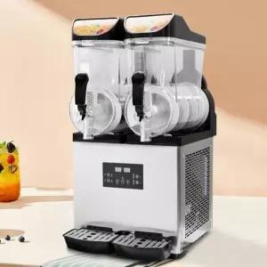 슬러시 기계 카페 매장 가정용 제빙기 2구 스무디