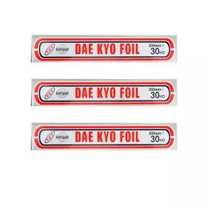 대교 은박호일 쿠킹호일 30x30호 (9m) 3개 알루미늄호일 군고구마호일