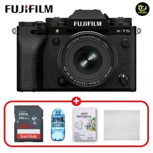 후지필름 정품 X-T5 블랙 / XF16-50mm F2.8-4.8 R LM WR KIT / 128G+리더기+잘라쓰는보호필름+극세사융 /TJ