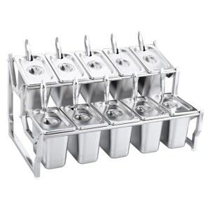 소스 거치대 간택기 주방 밧드 225 그리드 레이어 없음 렌지 타입 1볼 걸이