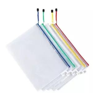 문서정리 반투명 A4 지퍼백 학원 학교 사무실 10pc