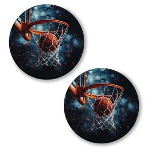 eAj 농구 핀 버튼 2.25인치 2팩 선수 코치 u2013 핀백 버튼 청바지 바지 셔츠 백팩 스포츠 기념품 남성 남성 남성 소년 소녀 u2013 스포츠 핀 의류 모자 캡 ID45000