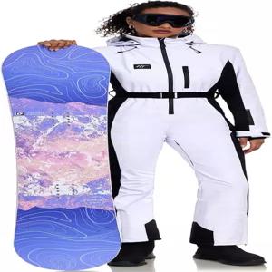 예파인 여성 스키복 원피스 점프슈트 스노우슈트 방수 겨울 스노우보드복