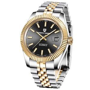 [미국배송] CEYADG 파가니 디자인 자동 시계 40MM 스테인리스 스틸 케이스 날짜 표시 NH35 무브먼트 100M 방수 합성 사파이어 크리스탈