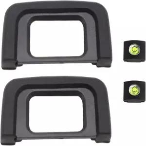 컵 니콘 D5300 D5100 D3500 D3200 D3300 D3100 D3000 D5600 D5500 D5200 접안렌즈 뷰파인더 및 핫슈 커버