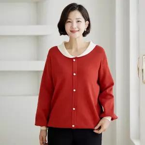 [김여사]김여사 [빅사이즈](겨울신상)(88) 진주 숄카라 니트 5NT510412