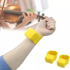2팩 바이올린 손목 보조 연주자 연습 도구 젊은 바이올리니스트를 위한 올바른 일자 유지하기