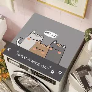 빛바램 인테리어 세탁기 논슬립 스크래치 효과 생활 방수 건조대 방지 덮개 보호 표면