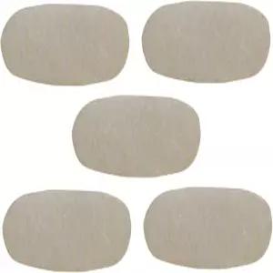 BQLZR 바이올린 비올라 첼로 코드 E 스트링 브리지 양피지 이온 패드 팩 5개