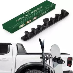 사이드 오브 카용 마그네틱 스키 홀더 - 스노보드 마운트 스트립 스키와 스노보드가 넘어지는 것을 방지