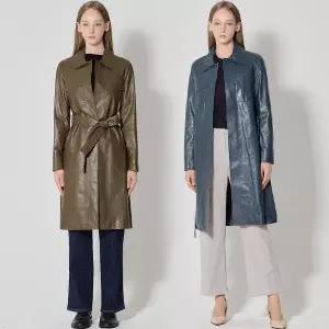 르오트 최초가 798000원 천연양가죽100프로 비뇰라 램스킨 트렌치코트