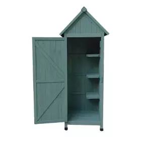 야외 방부목 캐비닛 주택 조립 원목 수납정리함 창고