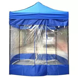 격리 부스 주차 야외 대피소 행사용 임시 텐트 바람막이 그늘막 캐노피 방역 천막 창고