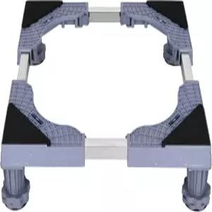 세탁기 건조기 냉장고 세탁 받침대용 미니 스탠드 조절 가능한 가구 이동식 롤러 다기능 베이스 4 스트롱