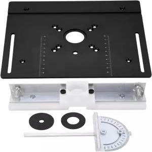 가로사 금속 라우터 시스템 키트 C8 목공용 인서트 베이스 플레이트 알루미늄 합금 테이블 톱 수리 기계