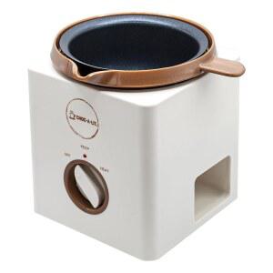 딸기, 프레첼, 케이크 팝스 퐁듀를 찍어 먹는 초크어 라이트 초콜릿 멜팅 포트 마키나 파라 데레티르 초콜릿 몰드에 초콜릿을 붓는 손잡이 4개의 포크가 포함되어