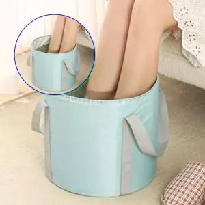 쌍문상회 족욕바구니 접이식 엠보 휴대용