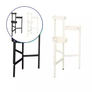 쌍문상회 정리 인테리어 스틸우드 생활용품 선반 철제 수납 3단