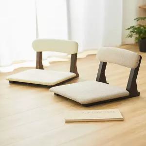 원목 다도 등받이 좌식의자 전통 의자 바닥 라탄