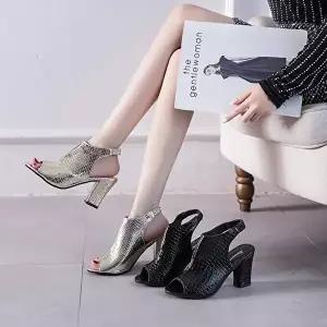 [셀러허브 패션]하이힐샌들 여성샌들 토오픈슬링백666 (10114833A)