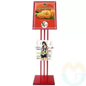 굿마켓 스탠딩 POP거치대 팜플렛진열대 철재스탠드 매거진랙 리플렛스탠드 홍보물꽂이