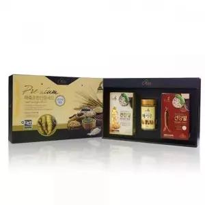 [하프클럽/기타]1호 국산 인삼홍삼건강밀선물세트 간편식 선식 마가루