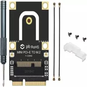 노트북용 M.2 to PCIe 컨버터 NGFF 키 A+E WiFi 블루투스 카드에서 미니 PCI-E 어댑터로 PCI Express Solt