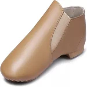 다이나단스 남녀 공용 엘라스틱 가죽 어퍼 슬립온 재즈 슈즈와 남성용 댄스 슈즈