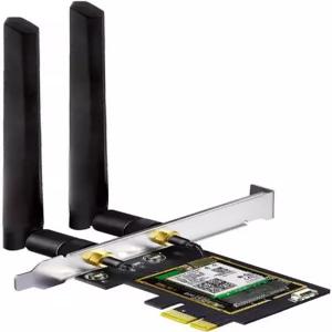 데스크톱 PC용 OKN WiFi 6E AX5400 PCIe 카드(인텔 AX210) 블루투스 5.3 WPA3 802.11AXe 트라이 밴드 무선