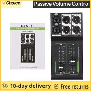 패시브 볼륨 조절 금속 정밀 사운드 조절기 플러그 앤 플레이 스테레오 XLR 입력  출력 DVD 카드 지원