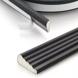 196인치 자가 접착 웨지 웨더 스트리핑 도어 씰 및 창문 단열재 - 방음 갭 필러 프레임용 드래프트 스토퍼