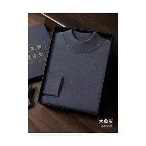 올요아 울 니트 남성용 빅사이즈 폴라 반 심리스 올오버 키작남 루즈핏 캐시미어 정품 클래식 꾹1