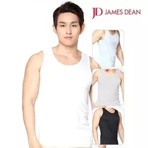 [셀러허브 패션]제임스딘 베이직 에어로쿨 남성 런닝셔츠 1매(4종택1) (10650743A)