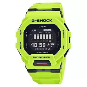 [셀러허브 패션][G-SHOCK] 지샥 GBD-200-9 지스쿼드 형광 옐로우 블루투스 스포츠 방수 손목시계 (1109978