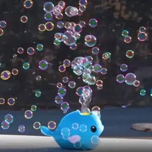 난다고래 자동버블기 돌고래 비눗방울 버블건