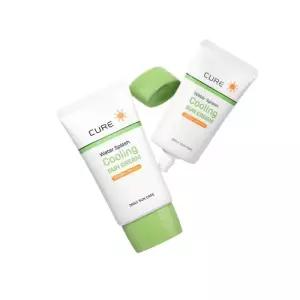 (정품) 샘플 2매 증정 김정문알로에 워터 스플래쉬 쿨링 선크림 (SPF50) 40ml, 2개