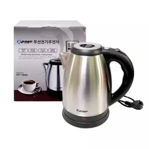 케이페이지 무선 전기 주전자 1.8L-J/전기포트/커피포트/전기주전자/분유포트/스텐포트/우유