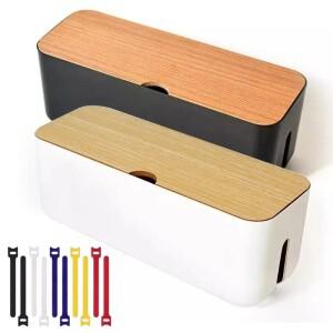 케이블 보관함 전원 스트립 와이어 케이스 방진 충전기 소켓  네트워크 라인 관리