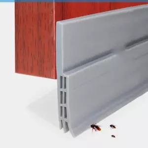 보온방풍막 실리콘 에어컨바람 손실방지 먼지 벌레차단 문풍지1M