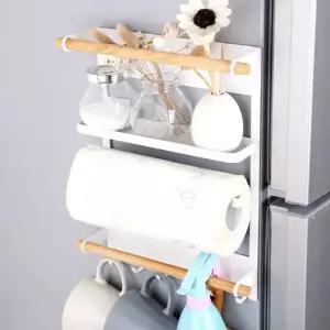 [하프클럽/셀러허브]주방키친타올홀더 다용도 스틸 주방 선반 스탠드