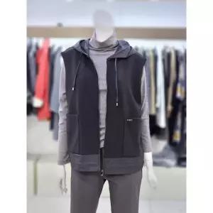 소고 트리아 세이브존07 트리아나 여성 밑단 스트링 후드 집업 베스트 AI3VA01