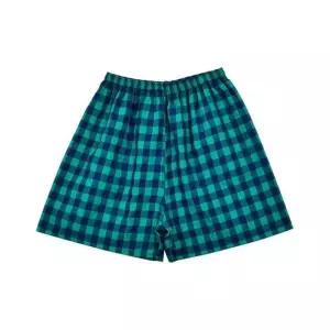 [마이모노샵][마이모노샵] 체크무늬 압박없는 밴딩 통기성 남성 3부 파자마바지 룩북 (17255688)