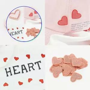 쌍문상회 와펜 열스티커 패치 하트 자수 의류리폼 가방꾸미기 포인트소품