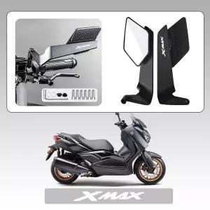 업그레이드 된 교체가 쉬운 오토바이 고정 바람 날개 백미러 AMAHA Xmax300 Xmax250 XMAX Xmax125 VMAX1700