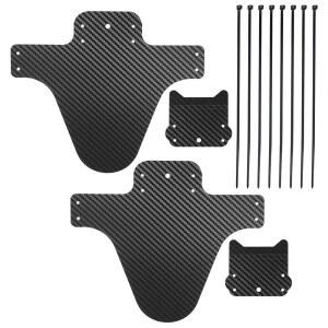 살브세버 2 세트 산악 자전거 호환 포함, 케이블 가능 자전거용 플러스 바퀴 29인치 뚱뚱한 크기 조절 자전거 타이 및 전방 머드가드 자전거 펜더 브레이크 디스크 후방 15개의 및 사이즈, 모든