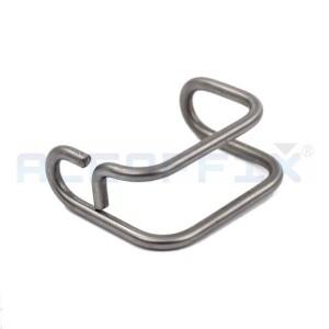 Aceoffix 6g 티타늄 Ti 접이식 자전거 E 타입 브롬톤 프론트 포크 후크 액세서리 량 머드 가드 없음