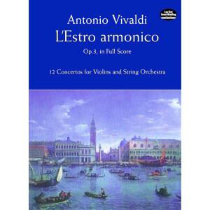레스트로 아르모니코, 작품 3, 전체 협주곡 오케스트라를 현악 위한 12개의 바이올린과 악보: